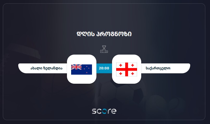 ახალი ზელანდია VS საქართველო